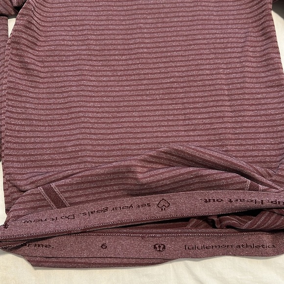 NWOT Lululemon Swiftly Tech Long Sleeve Crew Heathered Bordeaux Color Size 6 - Picture 9 of 12